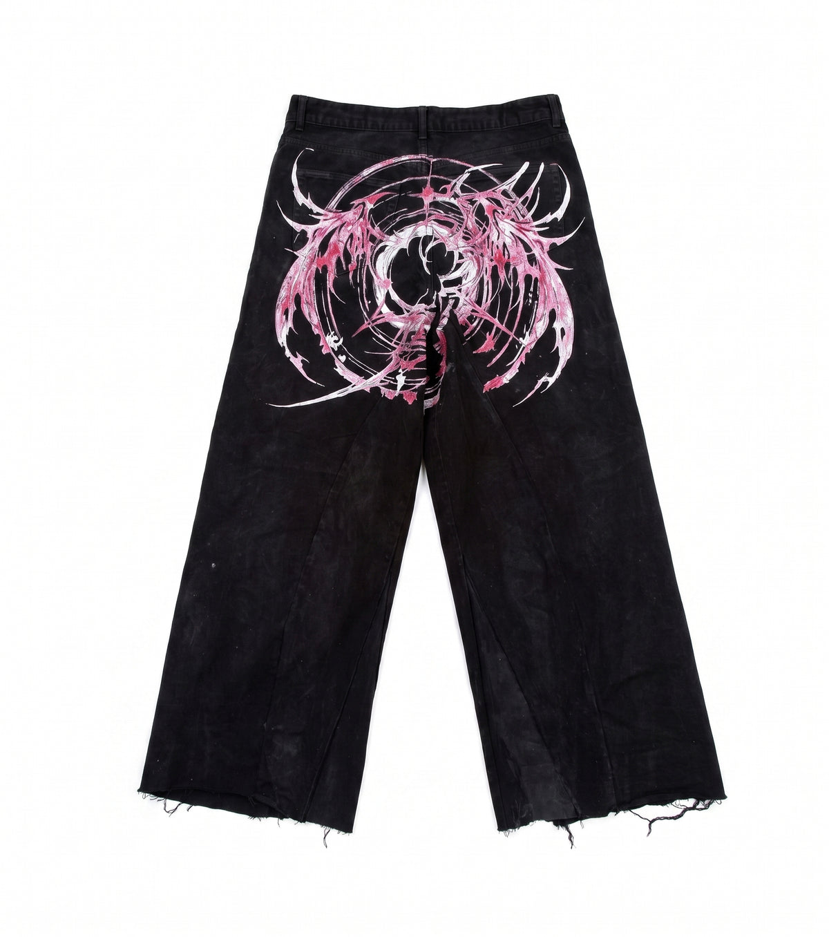 Cyber-Sigilism Lacquered Baggy Pants