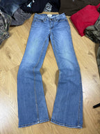 LITE BLUE FLARE JEANS