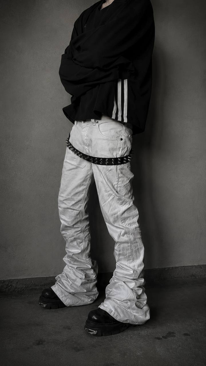 BONE STACKED JEANS
