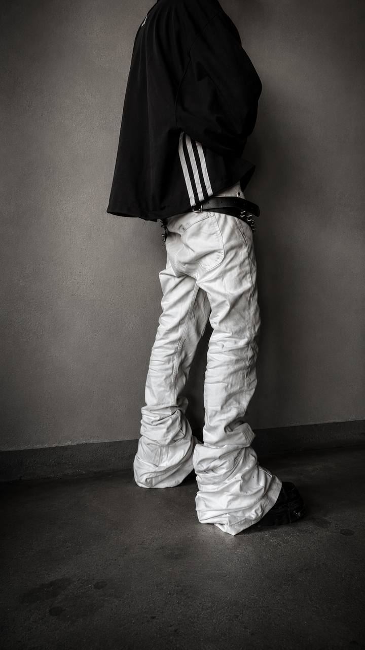 BONE STACKED JEANS