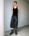 LACQUER-INFUSED JORTS