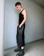 LACQUER-INFUSED JORTS