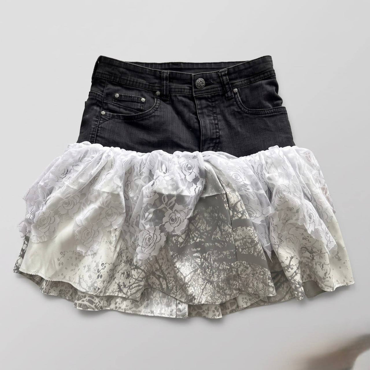 DECONSTRUCTED DECAY SKIRT